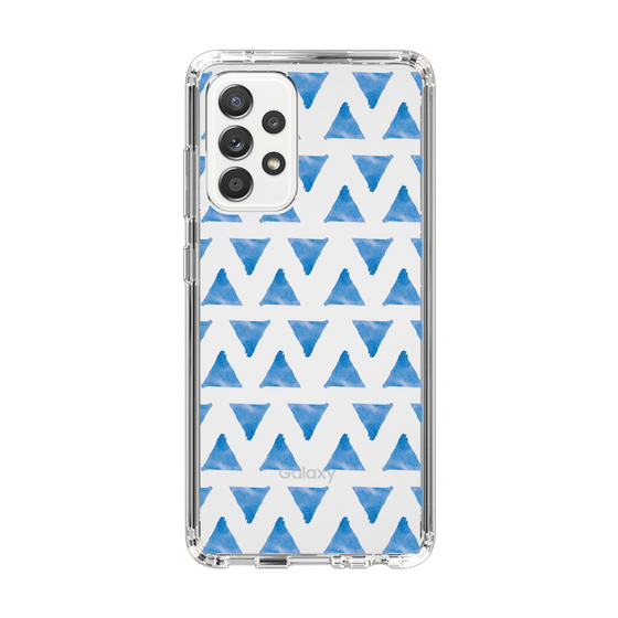 Slim Protection Case［ Original - Favorite Color Triangle - Blue ］