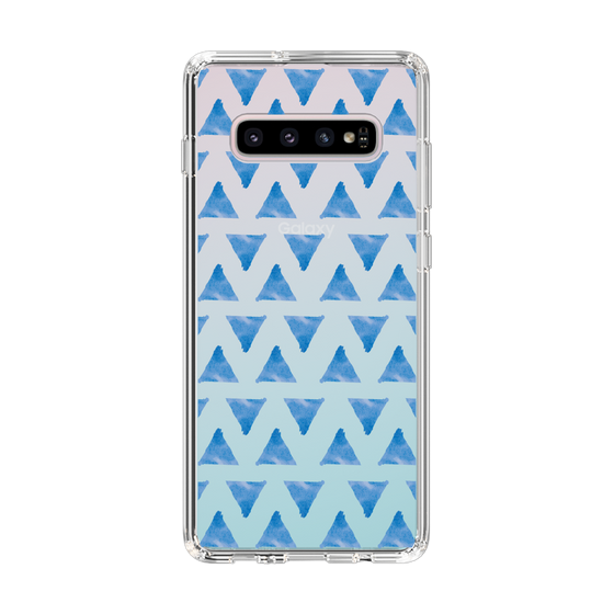 Slim Protection Case［ Original - Favorite Color Triangle - Blue ］