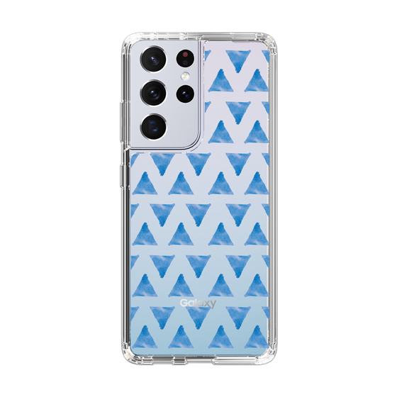 Slim Protection Case［ Original - Favorite Color Triangle - Blue ］