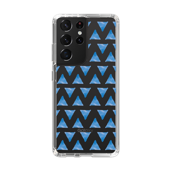 Slim Protection Case［ Original - Favorite Color Triangle - Blue ］
