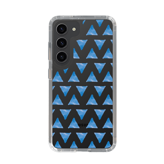 Slim Protection Case［ Original - Favorite Color Triangle - Blue ］