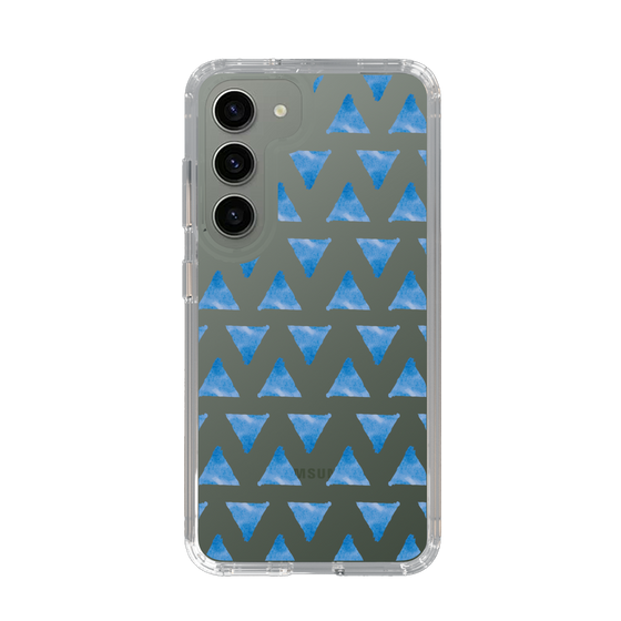 Slim Protection Case［ Original - Favorite Color Triangle - Blue ］