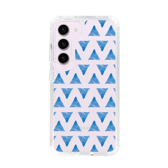 Slim Protection Case［ Original - Favorite Color Triangle - Blue ］