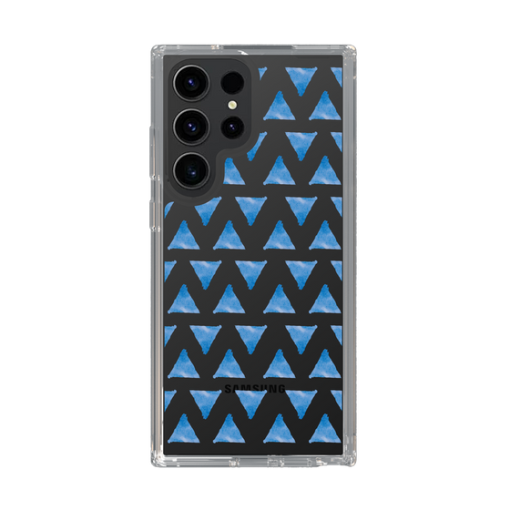 Slim Protection Case［ Original - Favorite Color Triangle - Blue ］