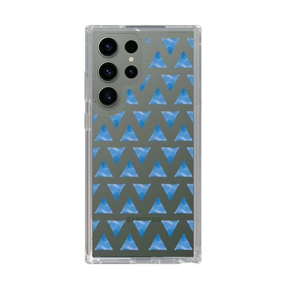 Slim Protection Case［ Original - Favorite Color Triangle - Blue ］