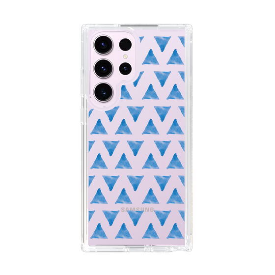 Slim Protection Case［ Original - Favorite Color Triangle - Blue ］