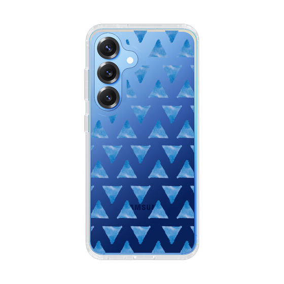 Slim Protection Case［ Original - Favorite Color Triangle - Blue ］