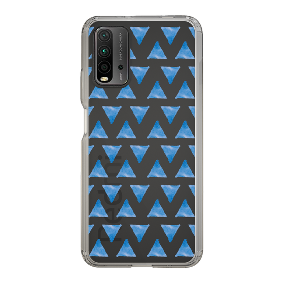 Slim Protection Case［ Original - Favorite Color Triangle - Blue ］