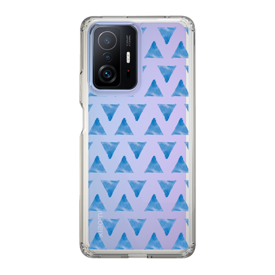 Slim Protection Case［ Original - Favorite Color Triangle - Blue ］