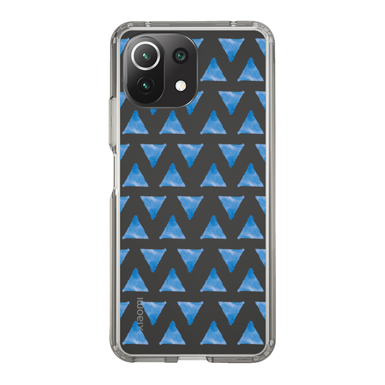 Slim Protection Case［ Original - Favorite Color Triangle - Blue ］