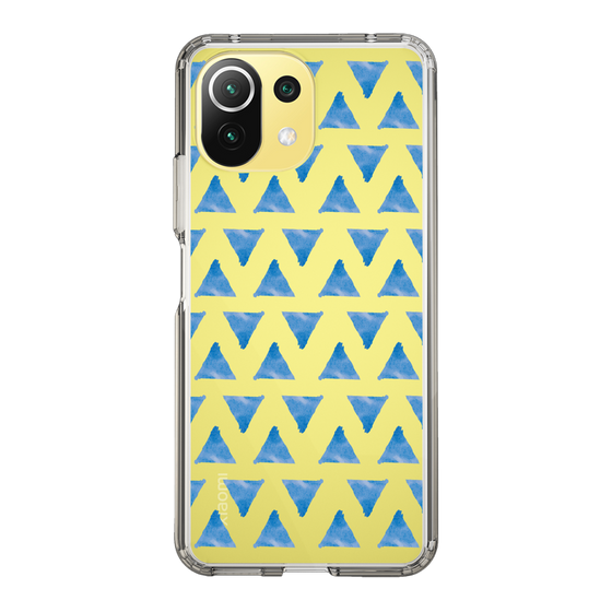 Slim Protection Case［ Original - Favorite Color Triangle - Blue ］