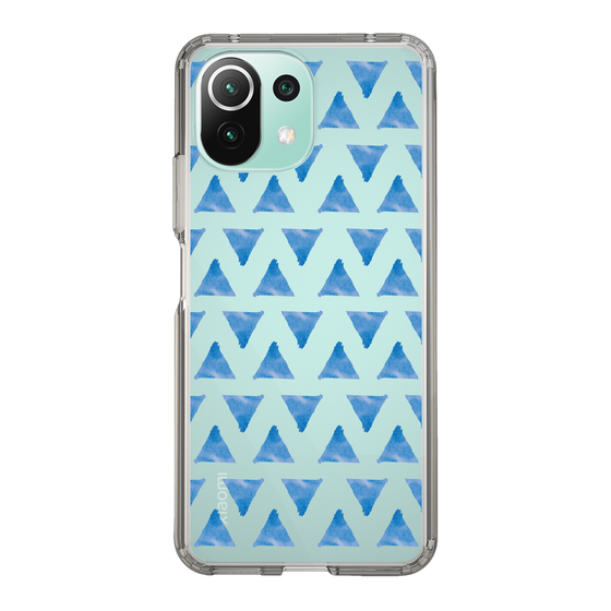 Slim Protection Case［ Original - Favorite Color Triangle - Blue ］
