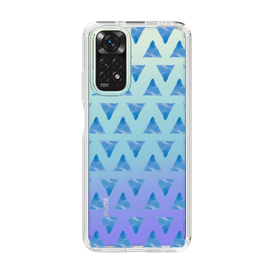 Slim Protection Case［ Original - Favorite Color Triangle - Blue ］