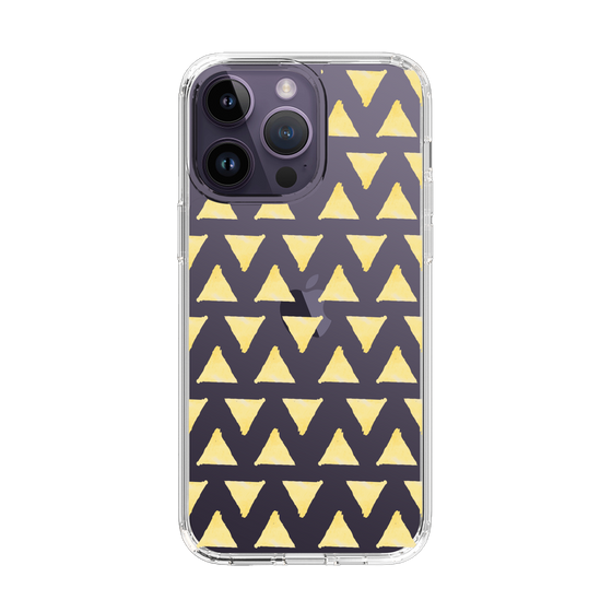 Slim Protection Case［ Original - Favorite Color Triangle - Yellow ］