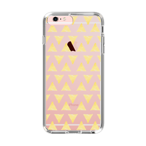 Slim Protection Case［ Original - Favorite Color Triangle - Yellow ］