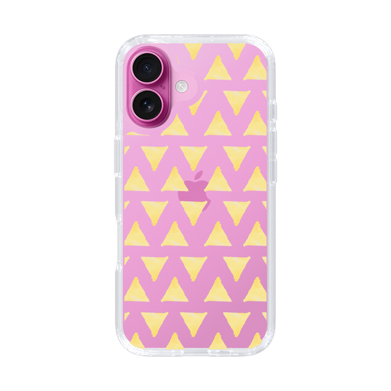 Slim Protection Case［ Original - Favorite Color Triangle - Yellow ］