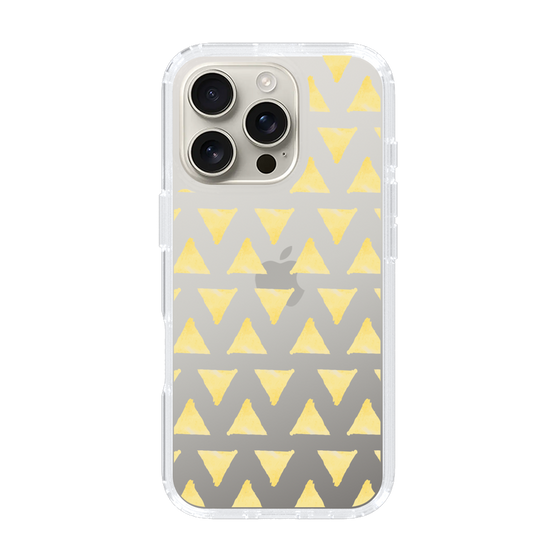 Slim Protection Case［ Original - Favorite Color Triangle - Yellow ］