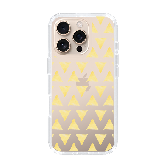 Slim Protection Case［ Original - Favorite Color Triangle - Yellow ］