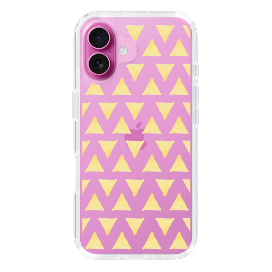 Slim Protection Case［ Original - Favorite Color Triangle - Yellow ］