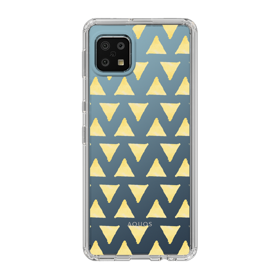 Slim Protection Case［ Original - Favorite Color Triangle - Yellow ］