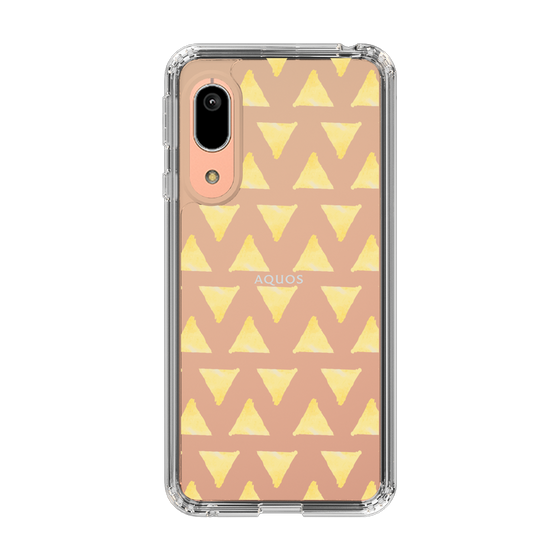 Slim Protection Case［ Original - Favorite Color Triangle - Yellow ］