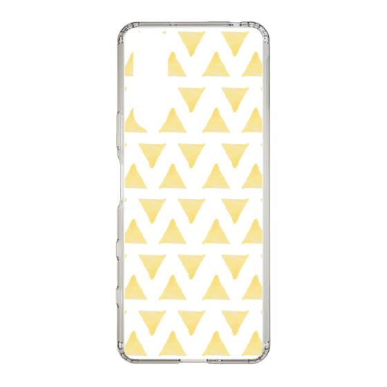 Slim Protection Case［ Original - Favorite Color Triangle - Yellow ］