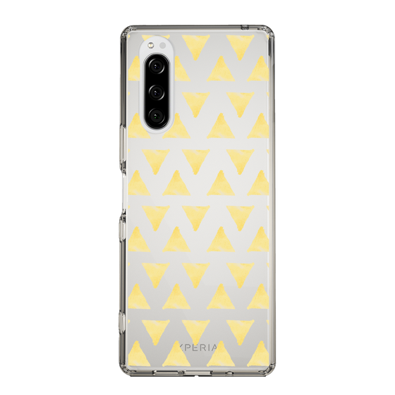 Slim Protection Case［ Original - Favorite Color Triangle - Yellow ］