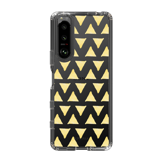 Slim Protection Case［ Original - Favorite Color Triangle - Yellow ］