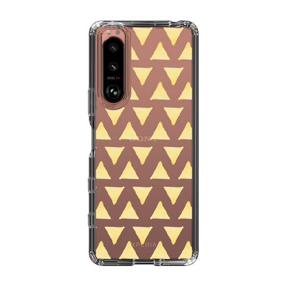Slim Protection Case［ Original - Favorite Color Triangle - Yellow ］