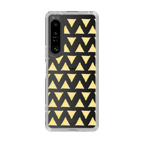 Slim Protection Case［ Original - Favorite Color Triangle - Yellow ］