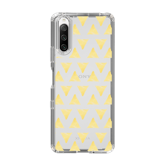 Slim Protection Case［ Original - Favorite Color Triangle - Yellow ］
