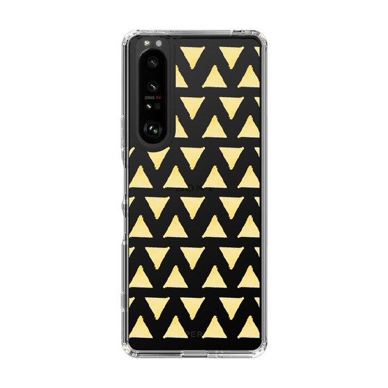 Slim Protection Case［ Original - Favorite Color Triangle - Yellow ］