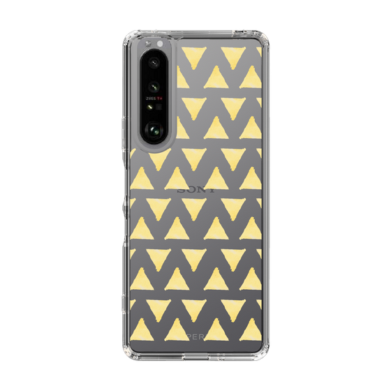 Slim Protection Case［ Original - Favorite Color Triangle - Yellow ］