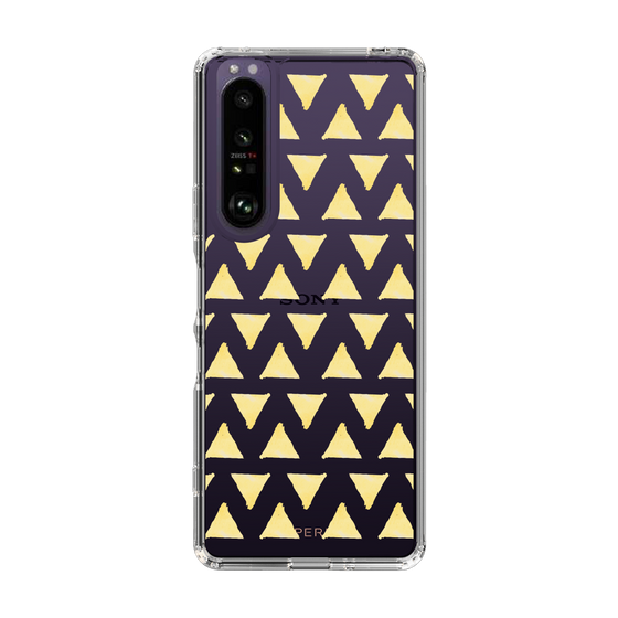 Slim Protection Case［ Original - Favorite Color Triangle - Yellow ］