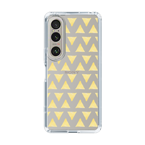 Slim Protection Case［ Original - Favorite Color Triangle - Yellow ］