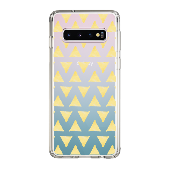 Slim Protection Case［ Original - Favorite Color Triangle - Yellow ］