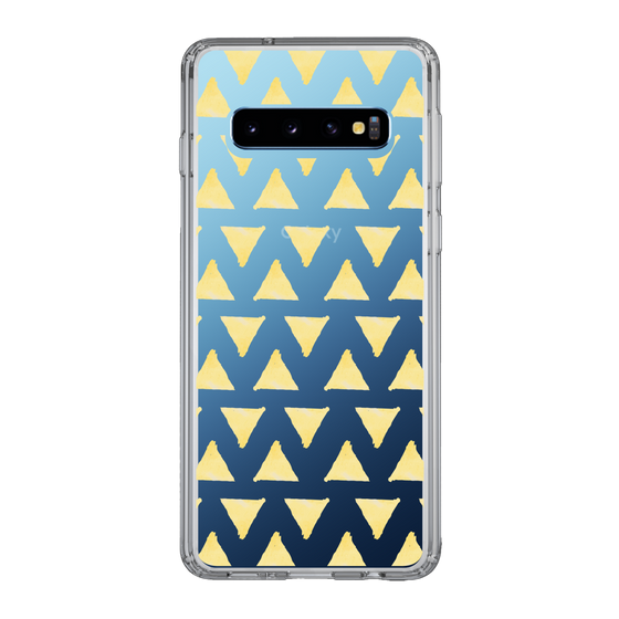 Slim Protection Case［ Original - Favorite Color Triangle - Yellow ］