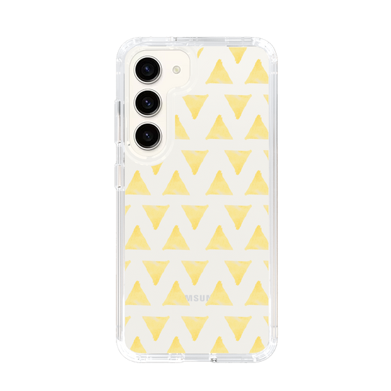 Slim Protection Case［ Original - Favorite Color Triangle - Yellow ］