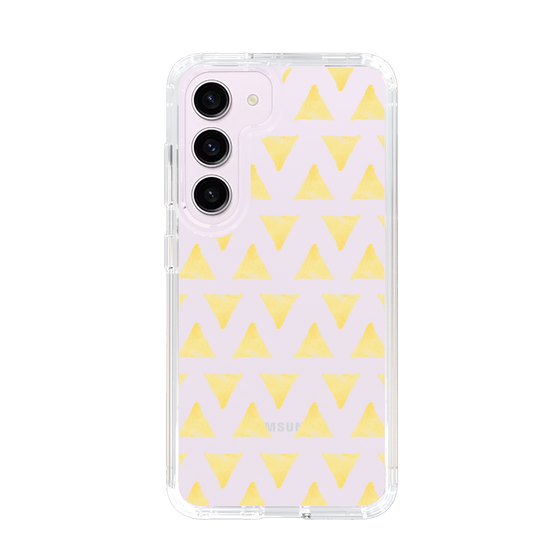 Slim Protection Case［ Original - Favorite Color Triangle - Yellow ］