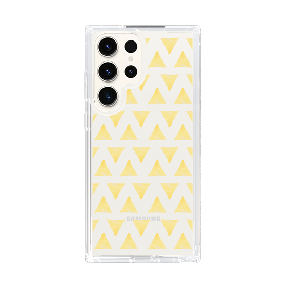 Slim Protection Case［ Original - Favorite Color Triangle - Yellow ］