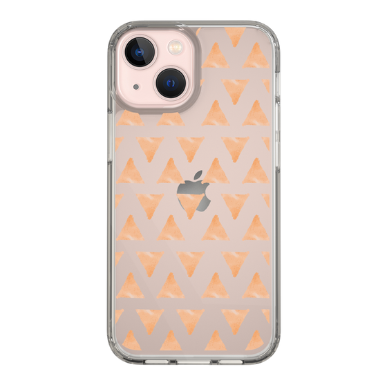 Slim Protection Case［ Original - Favorite Color Triangle - Orange ］