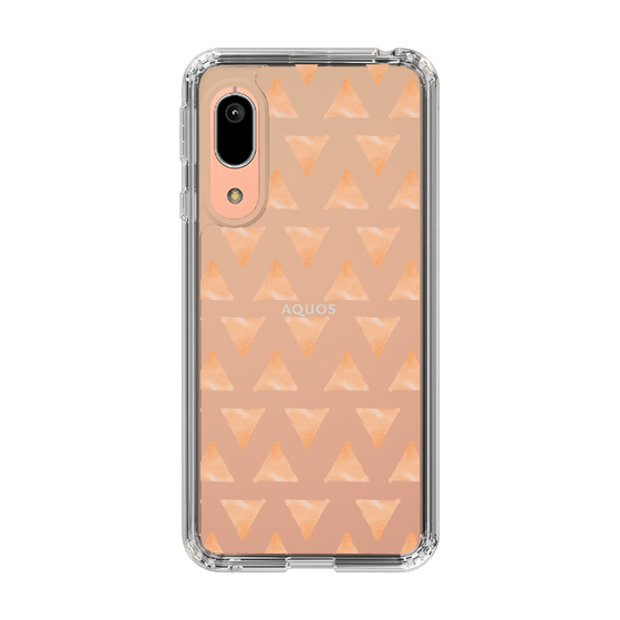 Slim Protection Case［ Original - Favorite Color Triangle - Orange ］