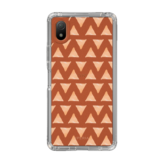 Slim Protection Case［ Original - Favorite Color Triangle - Orange ］