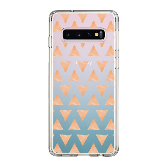 Slim Protection Case［ Original - Favorite Color Triangle - Orange ］
