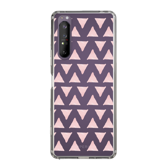 Slim Protection Case［ Original - Favorite Color Triangle - Pink ］