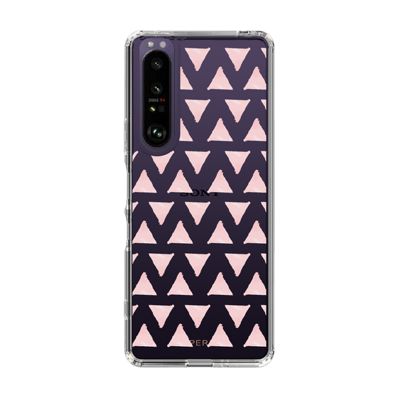 Slim Protection Case［ Original - Favorite Color Triangle - Pink ］