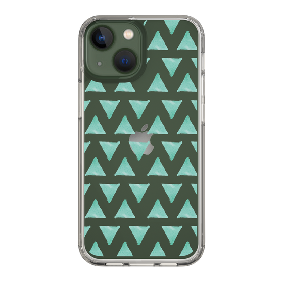 Slim Protection Case［ Original - Favorite Color Triangle - Green ］