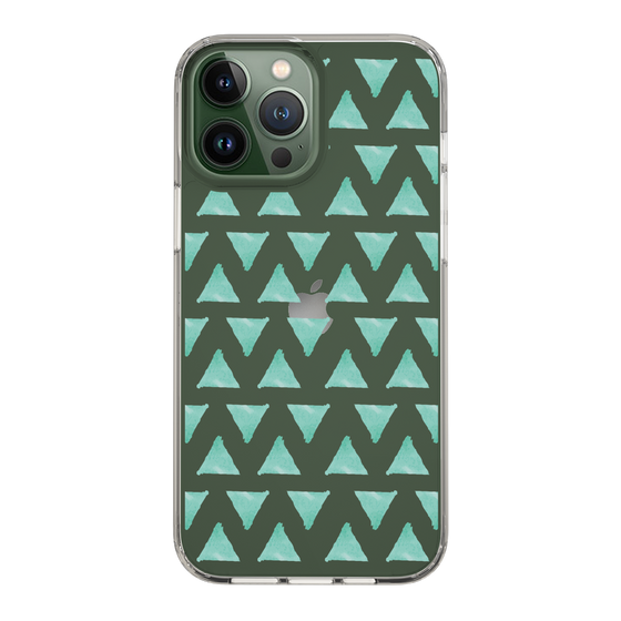 Slim Protection Case［ Original - Favorite Color Triangle - Green ］