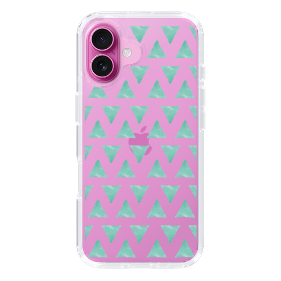 Slim Protection Case［ Original - Favorite Color Triangle - Green ］