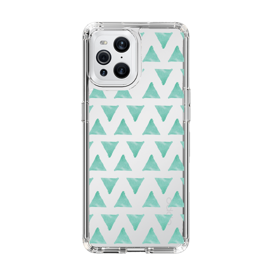 Slim Protection Case［ Original - Favorite Color Triangle - Green ］